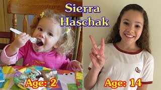 Sierra Haschak transformation from 1 to 14 years old [upl. by Oiromed]