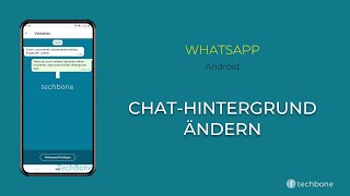 ChatHintergrund ändern  WhatsApp Android [upl. by Ettelorahc]