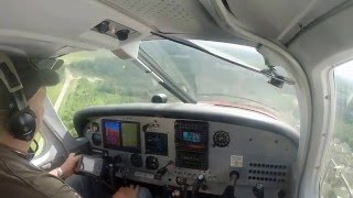 Landing at KEQY in a Rockwell Commander 114 [upl. by Sew956]