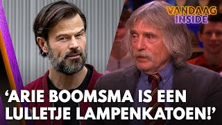 Johan reageert op uitspraken van Arie Boomsma over Vandaag Insidekijkers Lulletje lampenkatoen [upl. by Selina802]