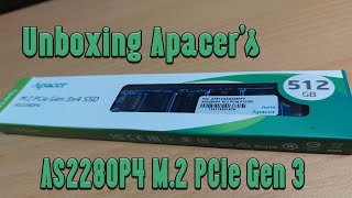 Apacer AS2280P4 M 2 PCIe Gen 3 x4 SSD [upl. by Evelyn]