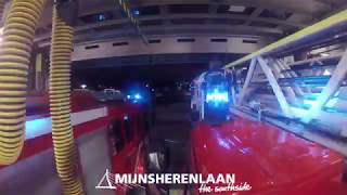 Brandweer prio1 uitruk schoorsteenbrand Rhoon [upl. by Luapsemaj]