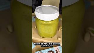 CREMA de PISTACHO CASERA en 1 MINUTO shorts recetas [upl. by Ruffi250]