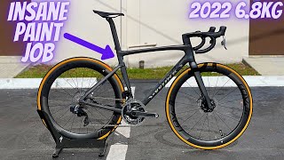 NEW 2022 SPECIALIZED SWORKS TARMAC SL7 STOCK BUILD 68 KILOS [upl. by Koressa]