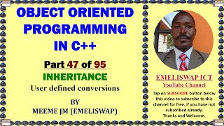 User defined Conversions in Inheritance for Object Oriented Programming using C [upl. by Armillas]