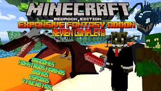 Expansive Fantasy Addon  Review Super Completa  Minecraft Bedrock Edition 11430  Descarga [upl. by Iaoh929]