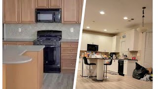 How to transform and paint your existing old outdated cabinets into modern up to date cabinets [upl. by Leighton823]