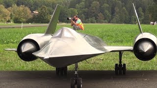 Blackbird SR71 RC Turbine Jet Model2 by Roger Knobel Hausen 2018 [upl. by Akinajnat]