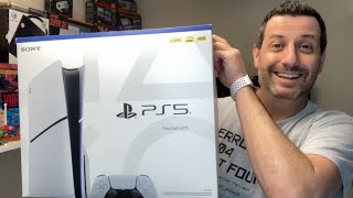 PS5 Slim Unboxing Setup amp Tips [upl. by Schuman578]