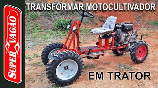 Transforme Motocultivador em Trator [upl. by Dorwin]