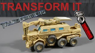 Transform It Transformers 2007 Movie Deluxe Class Bonecrusher [upl. by Raines]