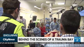 Sunnybrooks trauma team shows what it takes to save gunshot victims [upl. by Elspet]