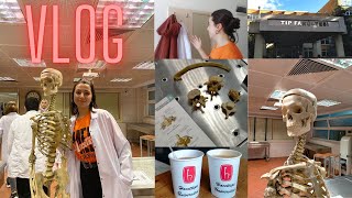 HACETTEPE TIPTA BENİMLE BİR GÜN  anatomy lab day vlog üniversite [upl. by Nnylirret559]