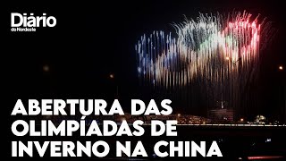 China realiza abertura das Olimpíadas de Inverno 2022 [upl. by Thisbee]