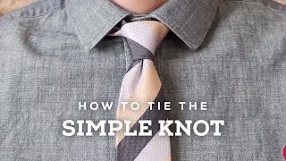 How to Tie a Perfect Simple Knot [upl. by Myra]