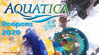 Reopened Aquatica Orlando Water Park Slides Wave Pool Lazy Rivers Full Tour [upl. by Husain]