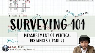 CE Board Exam Review Elementary Surveying  Measurement of Vertical Distances Part 2 [upl. by Earej267]