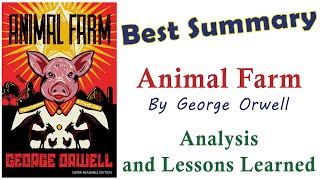 Animal Farm by George Orwell  Audiobook Summary  Improve English Listening Skills  Subtitled [upl. by Eidarb579]