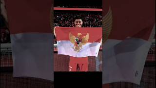 Mees Hilgers Bangga Bentangkan Bendera Indonesia Usai Pertandingan FC Twente timnasindonesia [upl. by Ela]