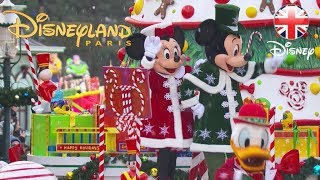 DISNEYLAND PARIS  Watch The Whole Christmas Parade 2018  Official Disney UK [upl. by Shawnee]