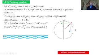 Puissance électrique en courant alternatif sinusoïdal  puissance active apparente et réactive [upl. by Finley]