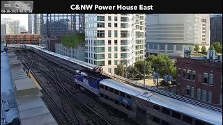 Chicago amp North Western Power House Live Webcam East  Chicago IL SteelHighway [upl. by Ekaterina]