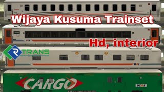 SHARE ADDONS TRAINSET KA WIJAYA KUSUMA  Trainz Simulator Android RTrans PEMBAJAK ADDONS [upl. by Anigger112]