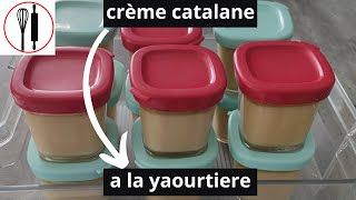 crème catalane a la yaourtière multidélice [upl. by Yssenhguahs]