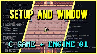 How to make a GAME ENGINE  SDL2 Setup and Window  C Game  Engine From Scratch 01 [upl. by Mancino]