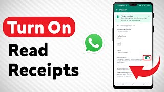 How To Turn On Read Receipts On WhatsApp  Updated [upl. by Herwin483]