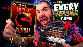 PLAYING EVERY MORTAL KOMBAT VIDEO GAME [upl. by Hamish]