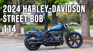 NEW 2024 HarleyDavidson Street Bob 114 [upl. by Dolhenty]