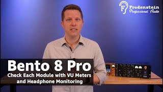 Bento 8 Pro  Check Each Module with VU Meters and Headphone Monitoring [upl. by Nosinned618]