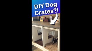 Transforming my dog crates has changed my life and my dogs of course 🤩DogsOfTikTok homedecor [upl. by Amling]