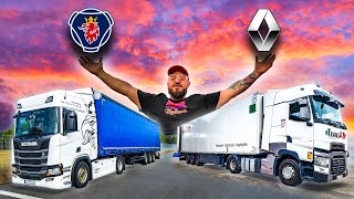 SCANIA VS RENAULT  Przetestowałem dwa ciągniki [upl. by Grega]