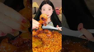 Juicy OCTOPUS ASMR 🐙😋  asmr mukbang food eating octopus shorts youtubeshorts shortsfeed [upl. by Anura497]