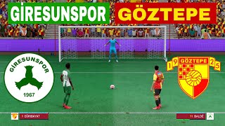 FIFA 22  GİRESUNSPOR  GÖZTEPE PENALTI ATIŞLARI [upl. by Garratt]