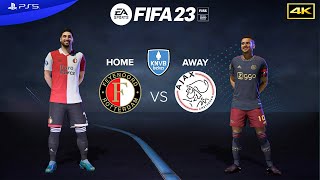 FIFA 23  Feyenoord vs Ajax  De Klassieker Halve Finale KNVB Beker  PS5 4K [upl. by Lanoil]