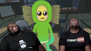 JoshDub  reekid gets burber REACTION  VR Chat [upl. by Idac]