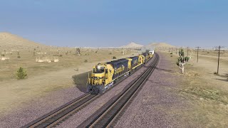 Trainz 2019 Railfanning in Mojave Sub Division [upl. by Eelan]