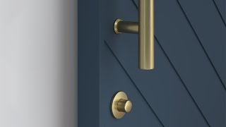 Sliding Barn Door Locks – A Simple Way To Add Privacy [upl. by Tnarud672]