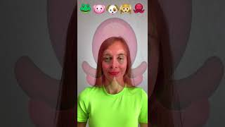 Emoji Animal Face Challenge  Best shorts by Anna Kova [upl. by Kim68]