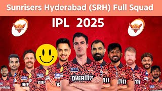 Sunrisers Hyderabad Full amp Final Squad  SRH Final Team Players List amp Auction Prices [upl. by Daryn945]