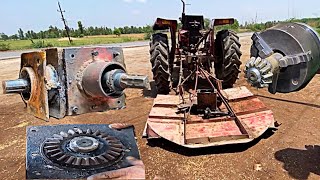 Amazing process of restoration mower machine gear box gear on Lathe machine in local factory [upl. by Ori]