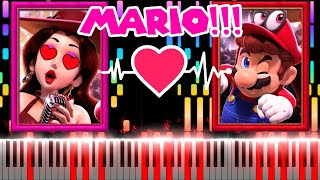 Pauline  Jump Up Super Star  Super Mario Odyssey Piano Tutorial [upl. by Keppel372]