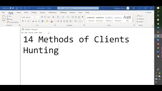 14 Methods  How to Hunt Clients for Your Freelance Business [upl. by Esnofla]