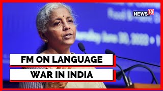 Nirmala Sitharaman Interview  Language Debate In India  Finance Minister India  English News [upl. by Elinore526]