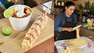 Coctel de Elotes Esquites o Maiz Callejero ¡El Sabor de México en Cada Cucharada [upl. by Suoirred]