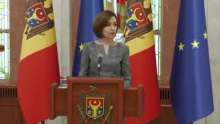 Briefing susținut de președinta Maia Sandu după ședința CSS din 11 noiembrie 2024 [upl. by Tito]