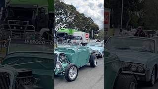 Classic Car for Race Drivers line up for Sandown 500 Track [upl. by Amann]